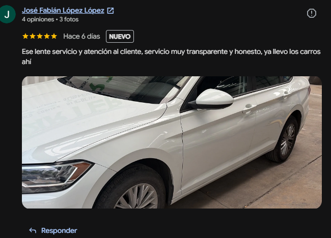 Reseña de José Fabián López López en Google Maps